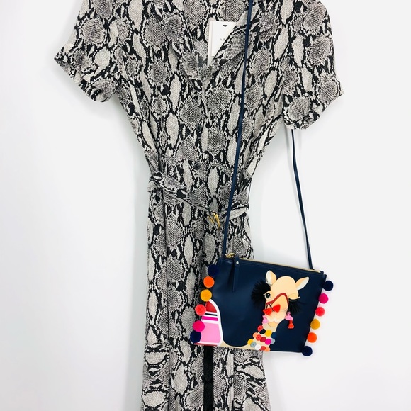 ✨Kate Spade Winking Camel Blue Multicolored Bag - Picture 15 of 16